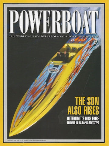 Outerlimits Company Powerboat Magazine Reprint Brochure