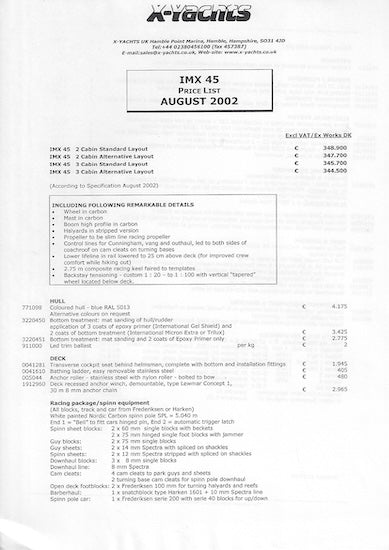 X-IMX 45 Brochure