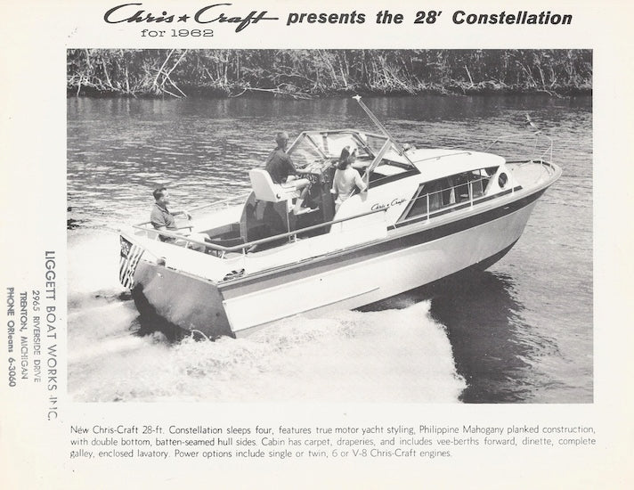 Chris Craft Constellation 28 Specification Brochure