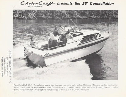 Chris Craft Constellation 28 Specification Brochure