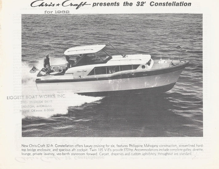 Chris Craft Constellation 32 Specifiction Brochure