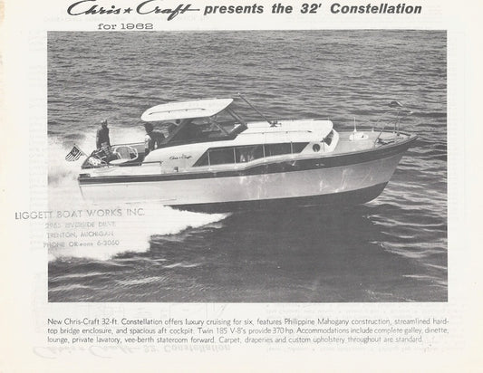 Chris Craft Constellation 32 Specifiction Brochure