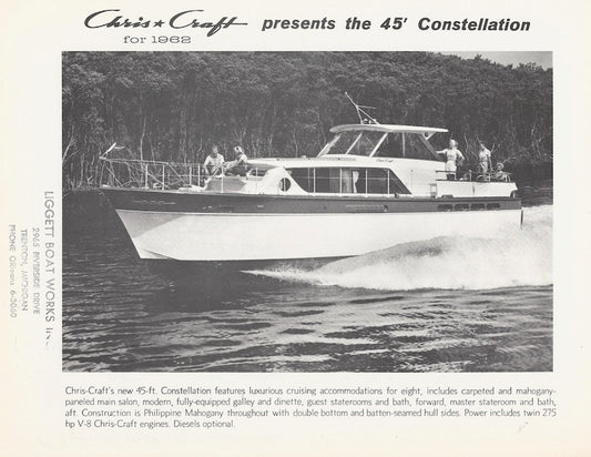 Chris Craft Constellation 45 Specification Brochure