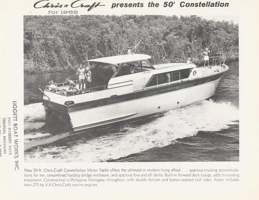 Chris Craft Constellation 50 Specifiction Brochure