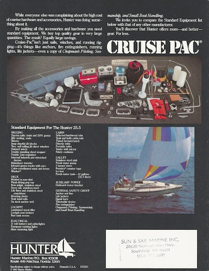 Hunter 25.5 Brochure