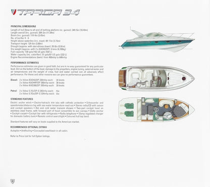 Fairline 2004 Specification Brochure