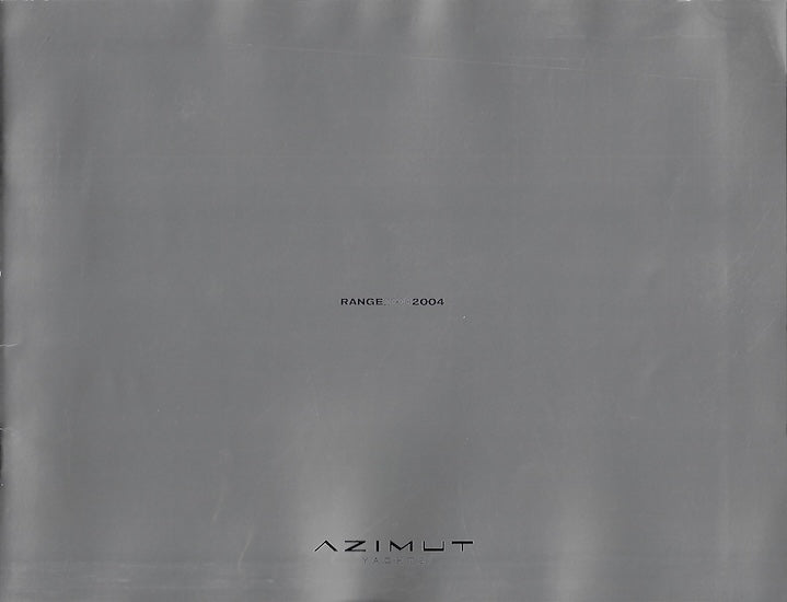 Azimut 2003 / 2004 Brochure