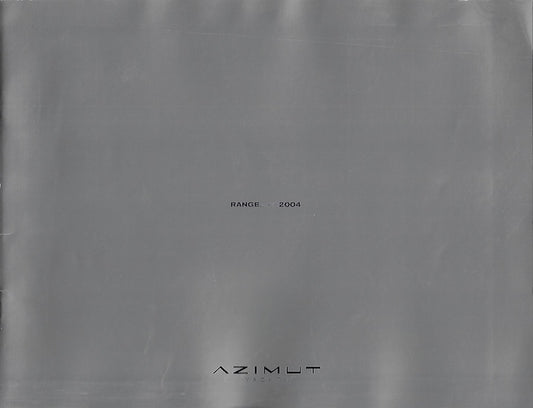 Azimut 2003 / 2004 Brochure