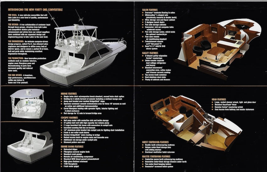 Luhrs 41 Convertible Launch Brochure