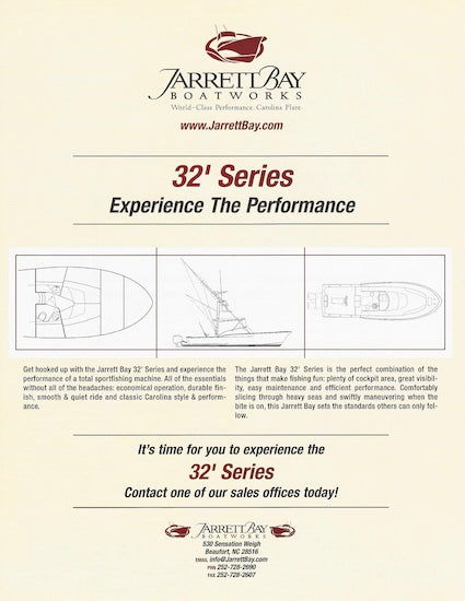 Jarrett Bay 32 Express Brochure