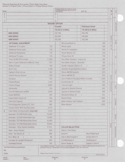 Gibson 5000/5500/5900 Series Specification Brochure