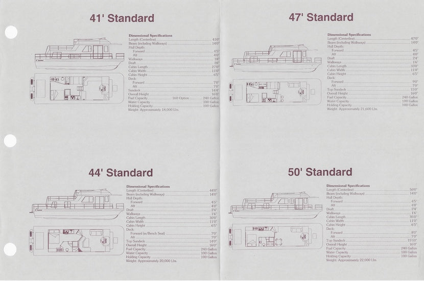 Gibson Standard Series Specification Brochure