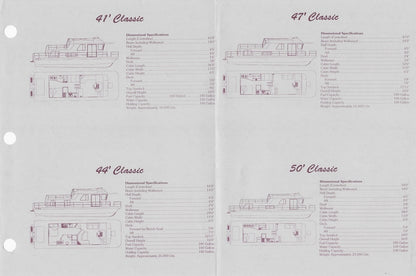Gibson Classic Series Specification Brochure