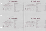 Gibson Cabin Yacht Series Specification Brochure
