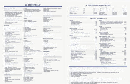 Viking 56  Convertible Specification Brochure