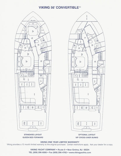 Viking 56  Convertible Specification Brochure