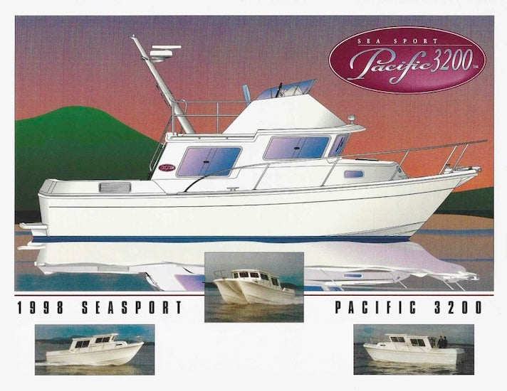 Sea Sport Pacific Cat 3200 Specification Brochure