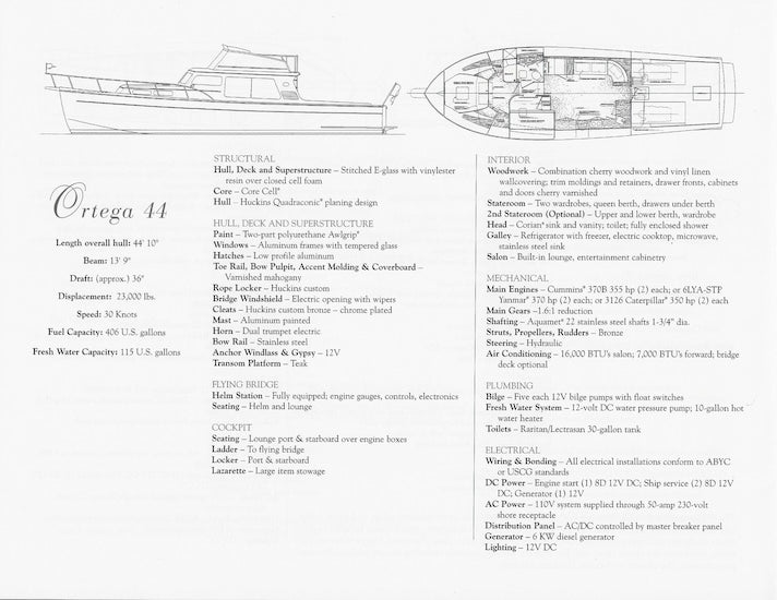 Huckins 2003 Brochure