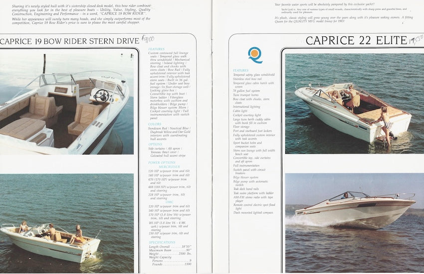 MFG 1983 Brochure