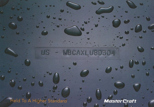 Mastercraft 2004 Poster Brochure