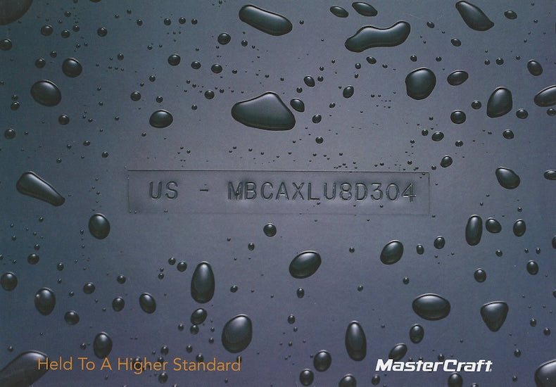 Mastercraft 2004 Poster Brochure