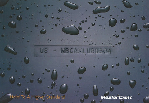 Mastercraft 2004 Poster Brochure