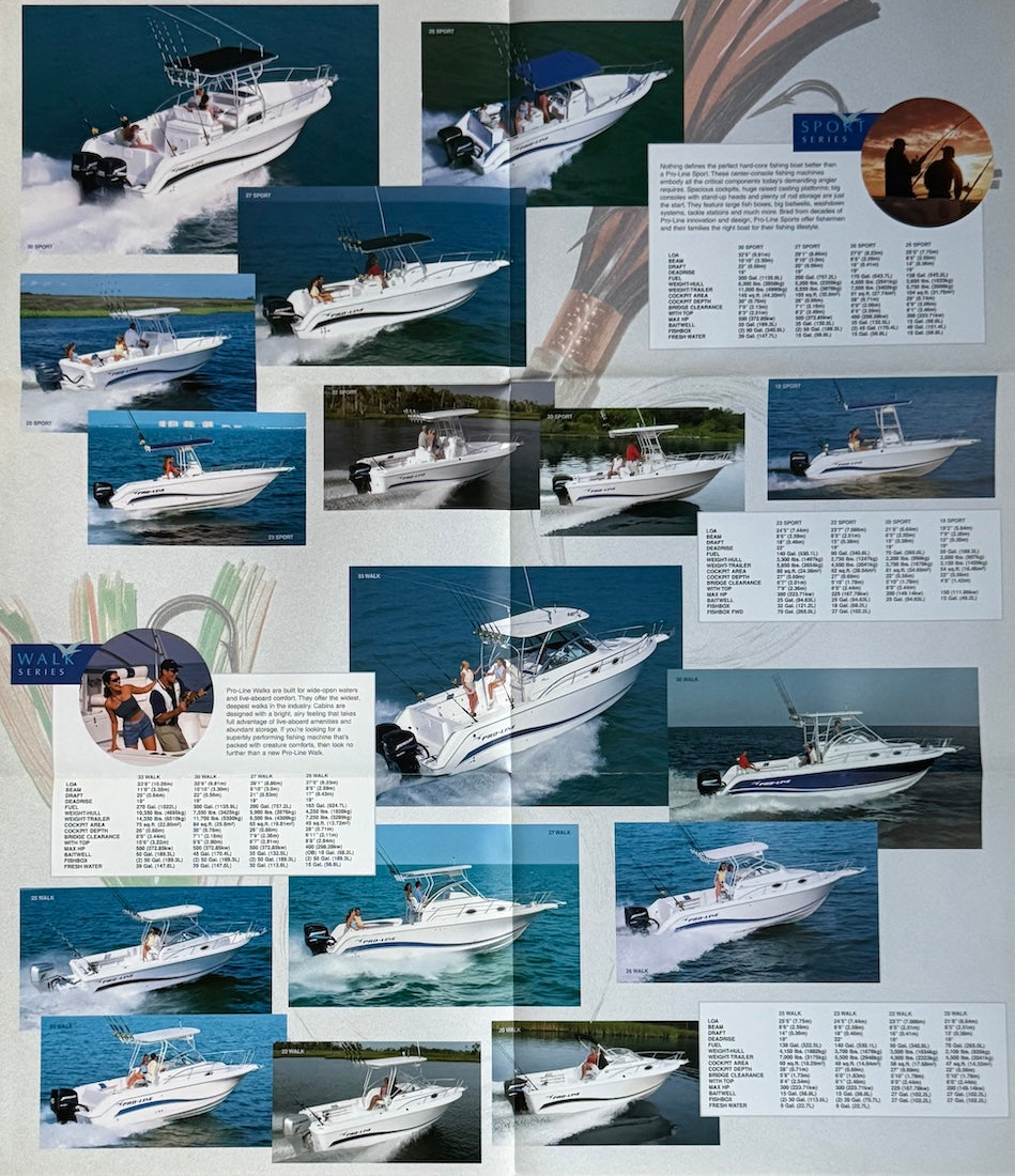 Pro Line 2004 Poster Brochure