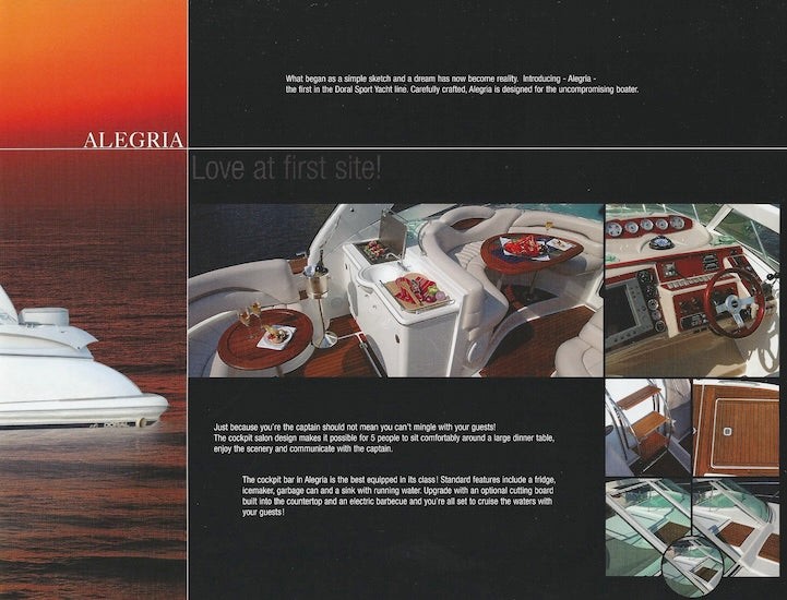 Doral 2004 Sport Yacht & Express Cruisers Brochure