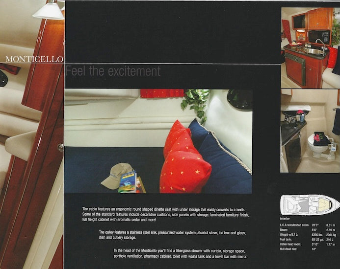 Doral 2004 Sport Yacht & Express Cruisers Brochure