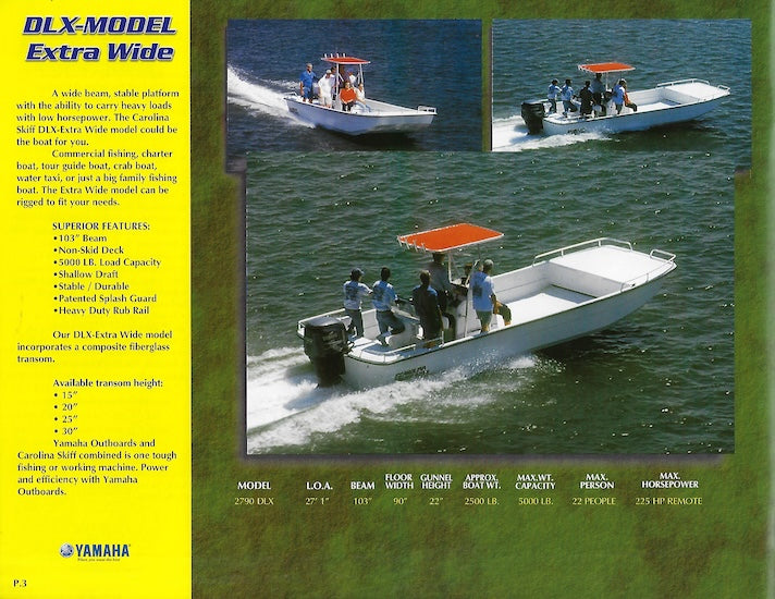 Carolina Skiff 2003 Brochure
