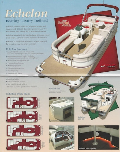 Palm Beach 2004 Pontoon Brochure