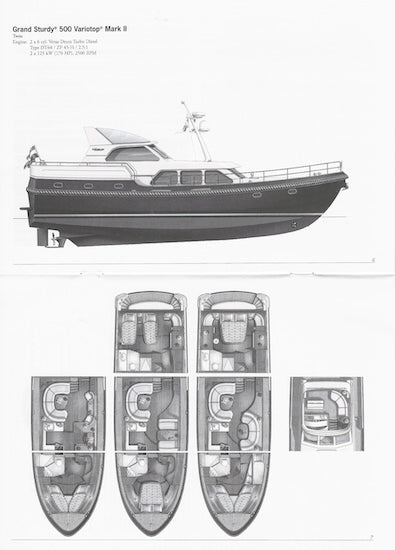 Linssen Grand Sturdy 500 Variotop Mark II Specification Brochure