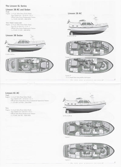 Linssen 50 SL Series Specification Brochure