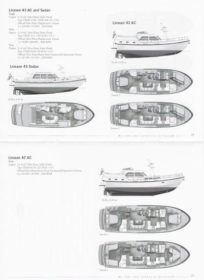 Linssen 50 SL Series Specification Brochure