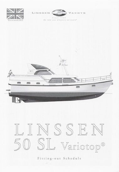 Linssen 50 SL Variotop Specification Brochure