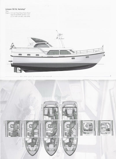Linssen 50 SL Variotop Specification Brochure
