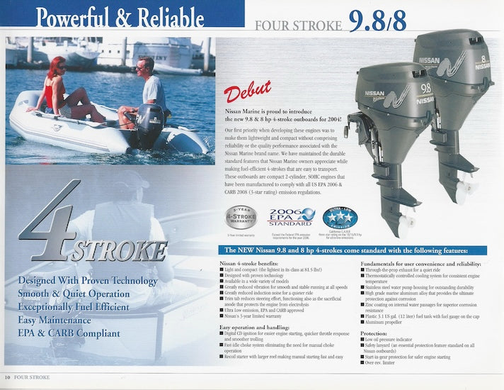 Nissan 2004 Outboard Brochure