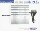 Nissan 8 / 9.8hp Outboard Brochure