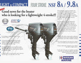 Nissan 8 / 9.8hp Outboard Brochure