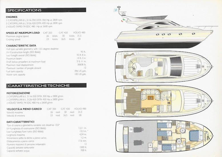 Ferretti 2001 Brochure