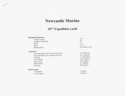 Newcastle Expedition Brochure Package