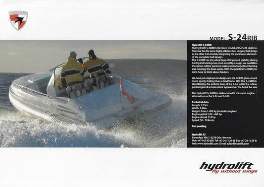 Hydrolift S-24 RIB Brochure