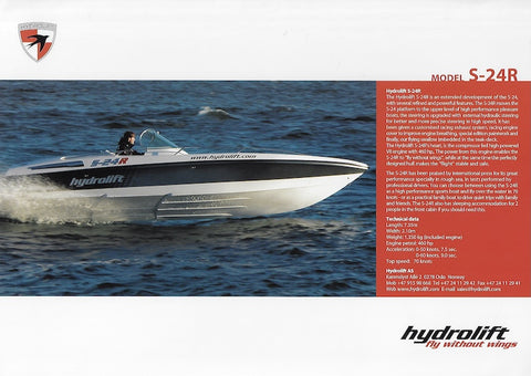 Hydrolift S-24R Brochure