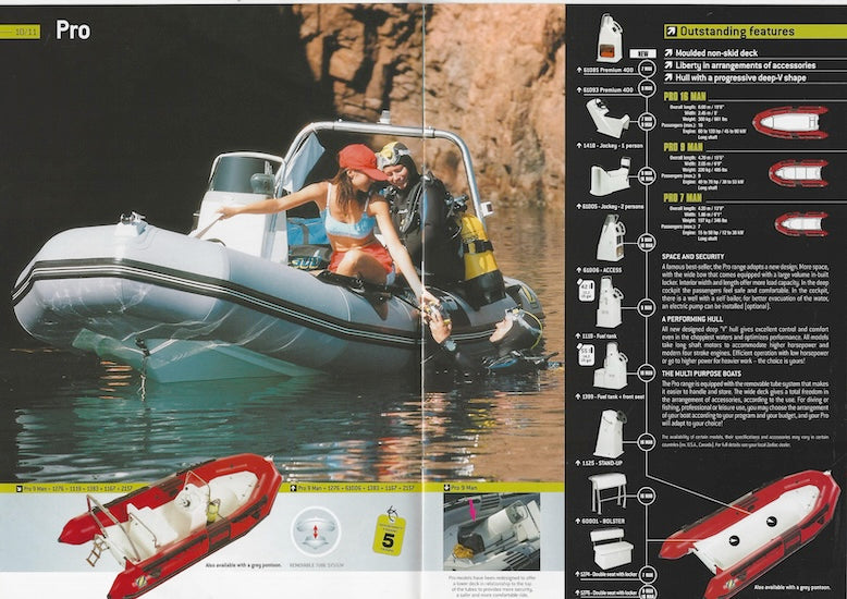 Zodiac 2004 RIBs Brochure