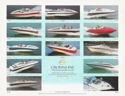 Crownline 1997 Abbreviated Brochure