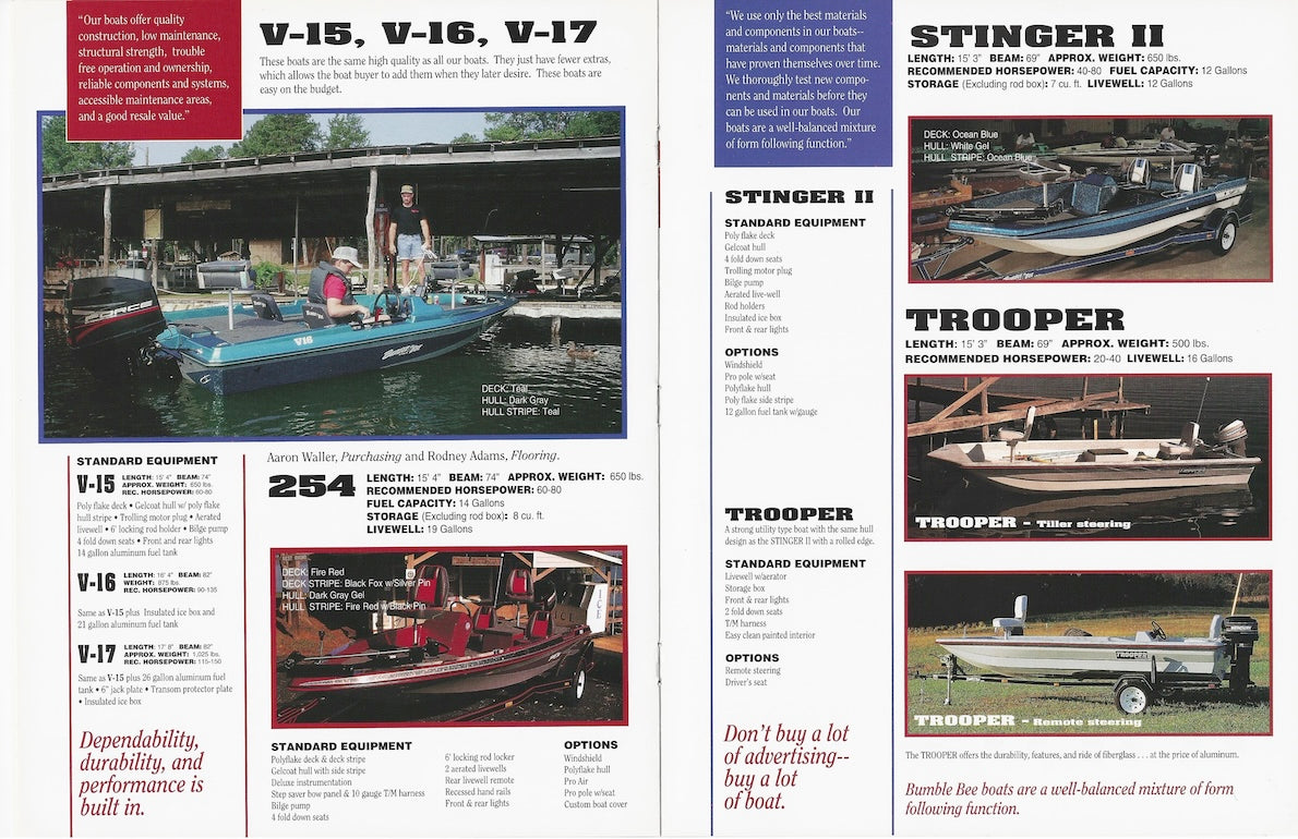 Bumble Bee 1997 Brochure