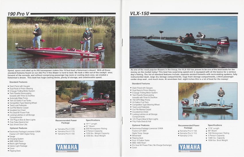 Blazer 1990s Brochure