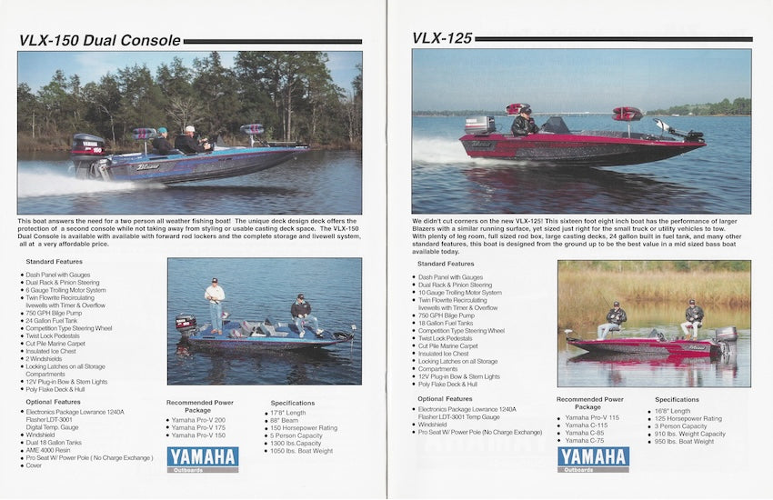 Blazer 1990s Brochure