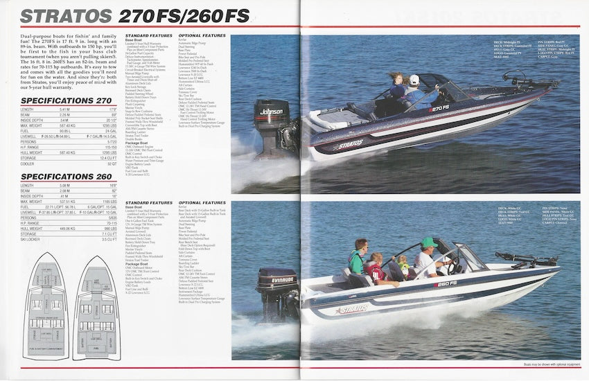 Stratos 1994 Freshwater Brochure