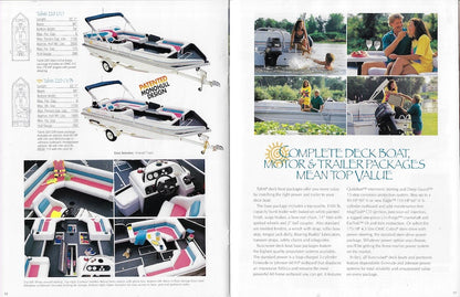 Lowe 1995 Suncruiser Pontoon & Deck Boat Brochure